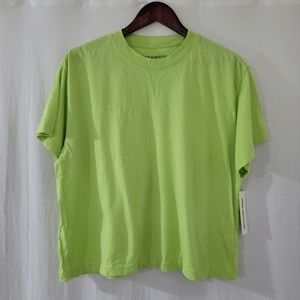 Urban Outfitters KO+O T-Shirt in Neon Green Women's Size M